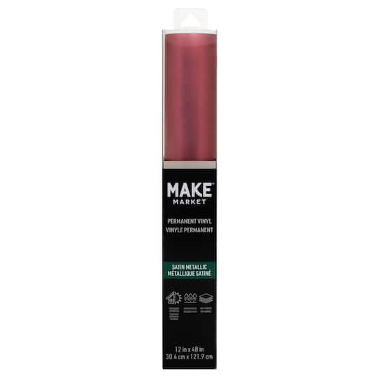 12 Pack: Satin Metallic Permanent Vinyl by Make Market